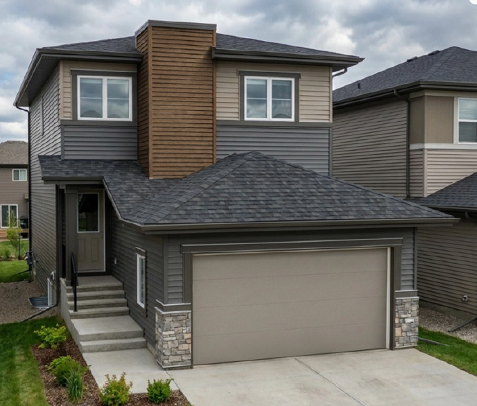 Exterior of The Bentley in Greystone, Cochrane