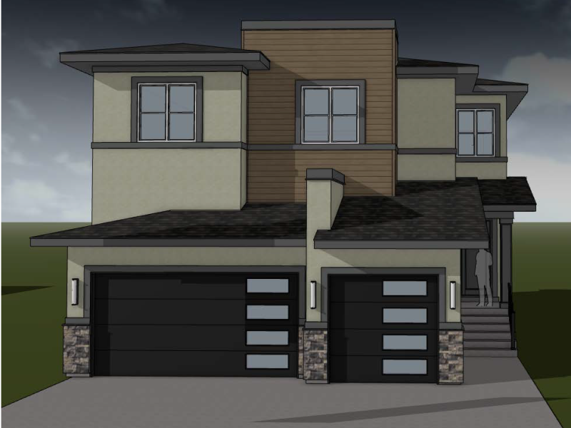 Exterior of The Aspen in Waterford, Chestermere