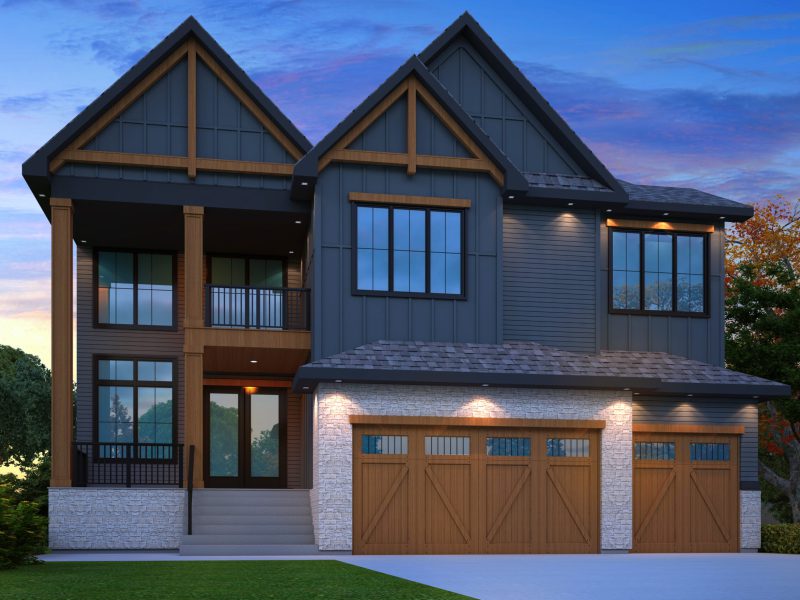 Exterior of The Soho in Waterford, Chestermere