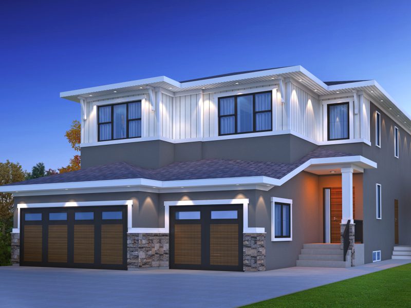 Exterior of The Hudson in Waterford, Chestermere
