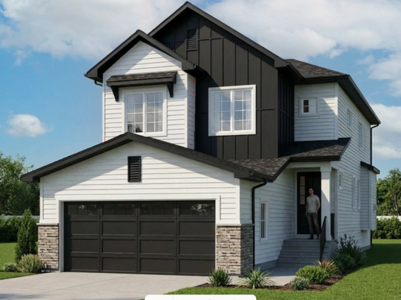 Exterior of The Nanaimo in Greystone, Cochrane