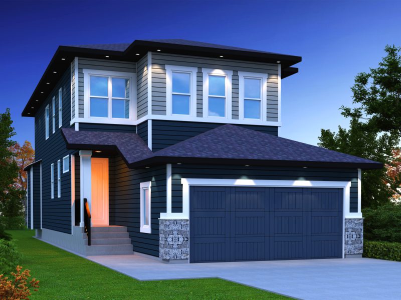 Exterior of The Bentley in Heritage Hills, Cochrane
